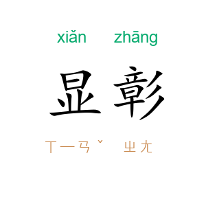 显彰