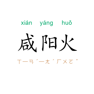 咸阳火
