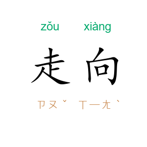 走向
