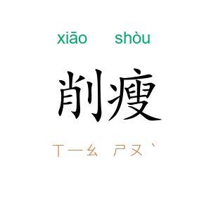 削瘦