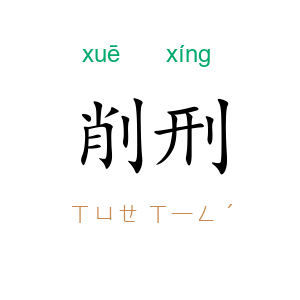 削刑