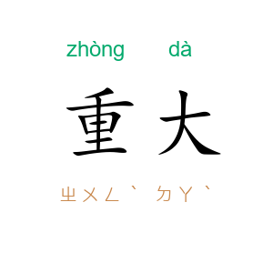 重大