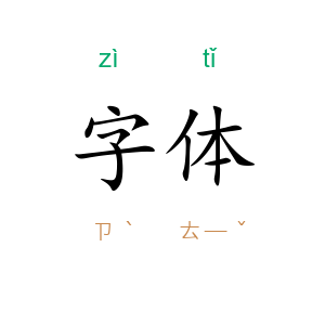 字体