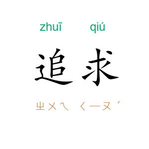 追求