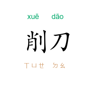 削刀