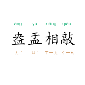 盎盂相敲
