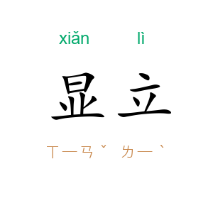 显立