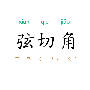 弦切角