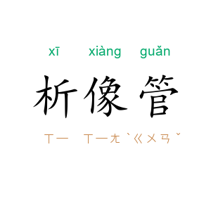 析像管