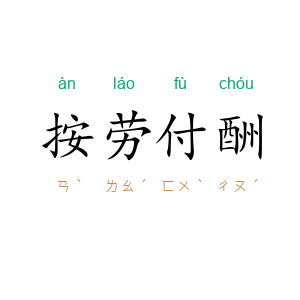 按劳付酬