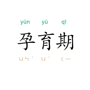 孕育期