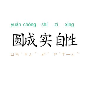 圆成实自性