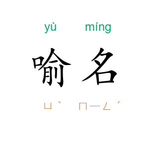 喻名