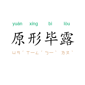 原形毕露