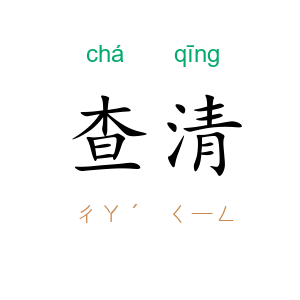查清