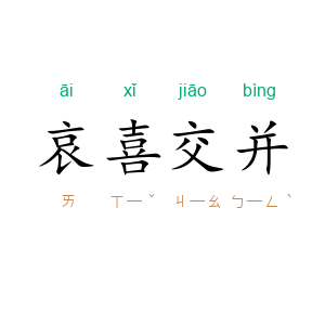 哀喜交并