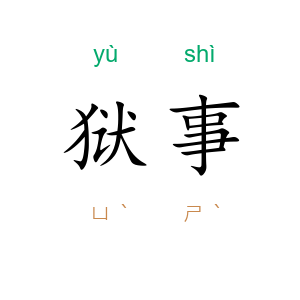 狱事