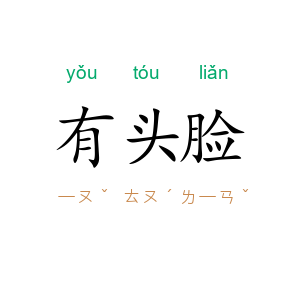 有头脸