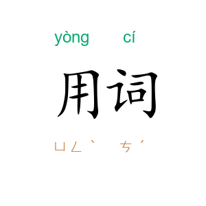 用词