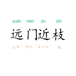 远门近枝