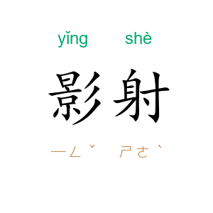 影射