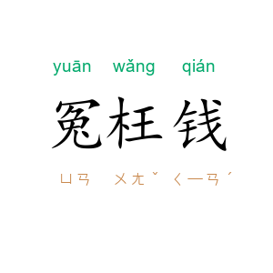 冤枉钱