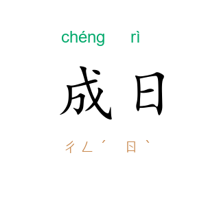 成日