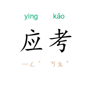 应考