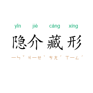 隐介藏形