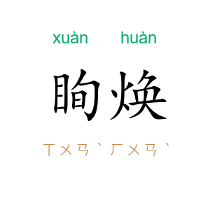 眴焕