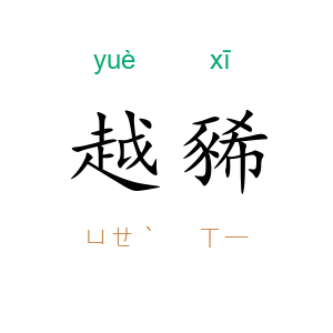 越豨