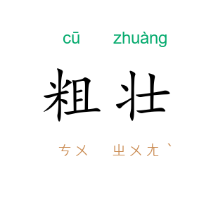 粗壮