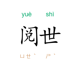 阅世