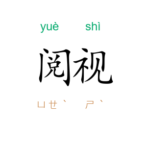 阅视