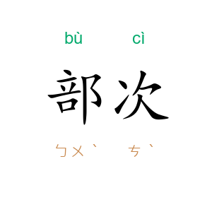 部次