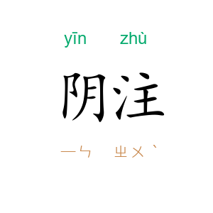 阴注