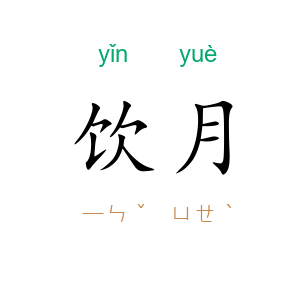 饮月