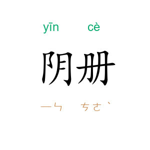阴册