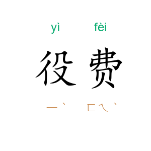 役费