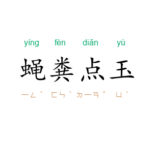 蝇粪点玉