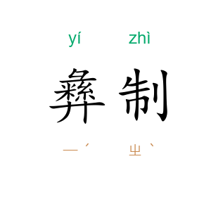 彝制