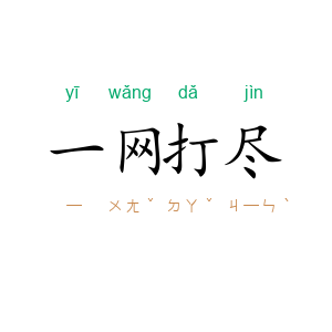一网打尽