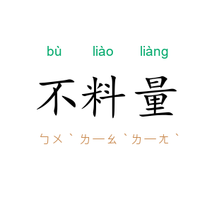 不料量