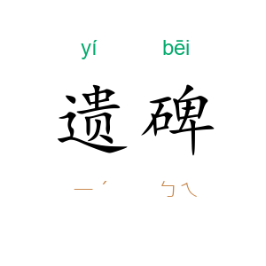 遗碑