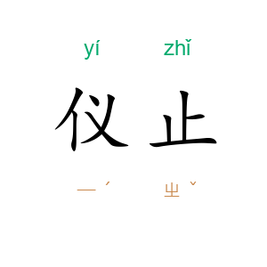仪止