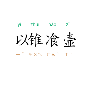 以锥飡壸