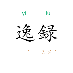 逸録
