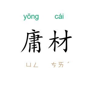 庸材