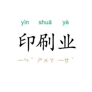印刷业