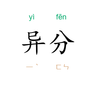 异分